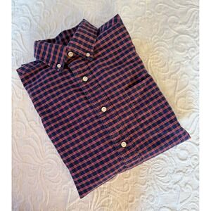 CREMIEUX CLASSICS Mens Button‎ Down Shirt Plaid Long Sleeve Size S